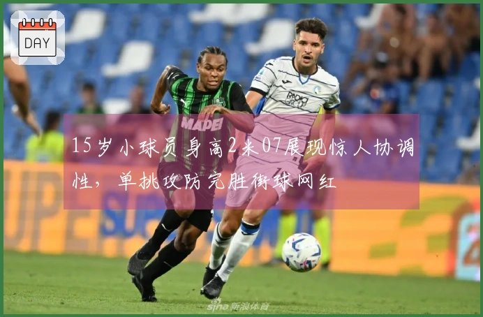 15岁小球员身高2米07展现惊人协调性，单挑攻防完胜街球网红